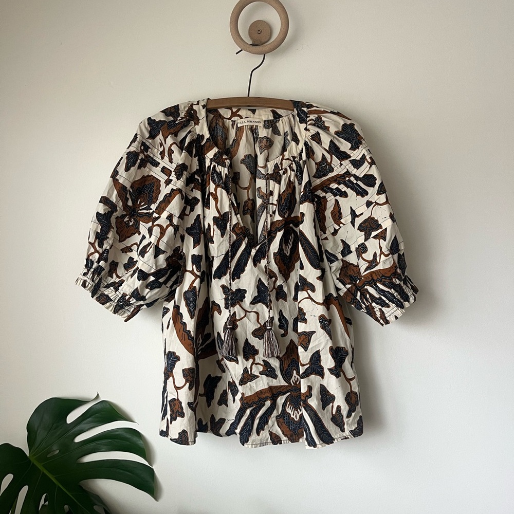 Floral Print Women's Top - Multicolor